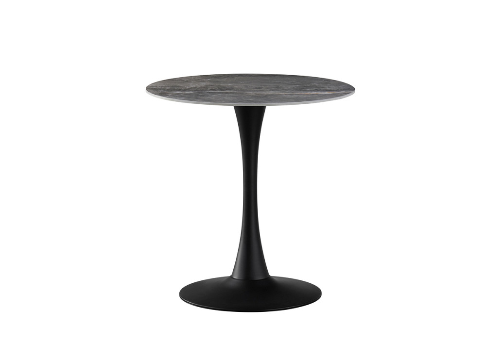 Стіл Опал (D=80), чорний/кераміка Армані грей Днепр - изображение 6