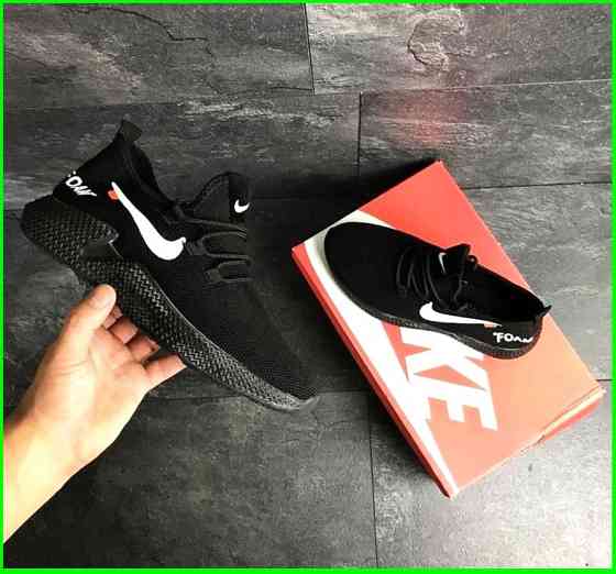 Кросівки Чоловічі Чорні Найки Ткани Тканинні Boost Пінка в стилі N!ke (розміри: 40,41) Дніпро