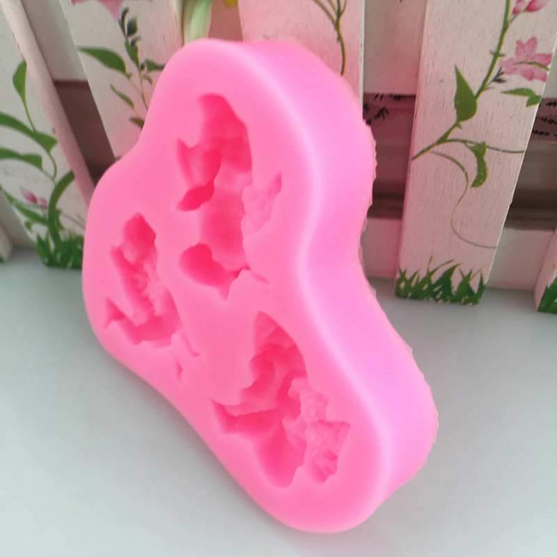 Молд силиконовый Ангелы 75 на 75 мм серый Киев - изображение 11