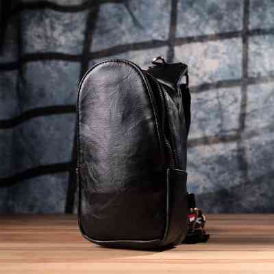 Сумка Vintage Жіноча слінг через плече з екошкіри Чорна (sale_15117) Вінниця