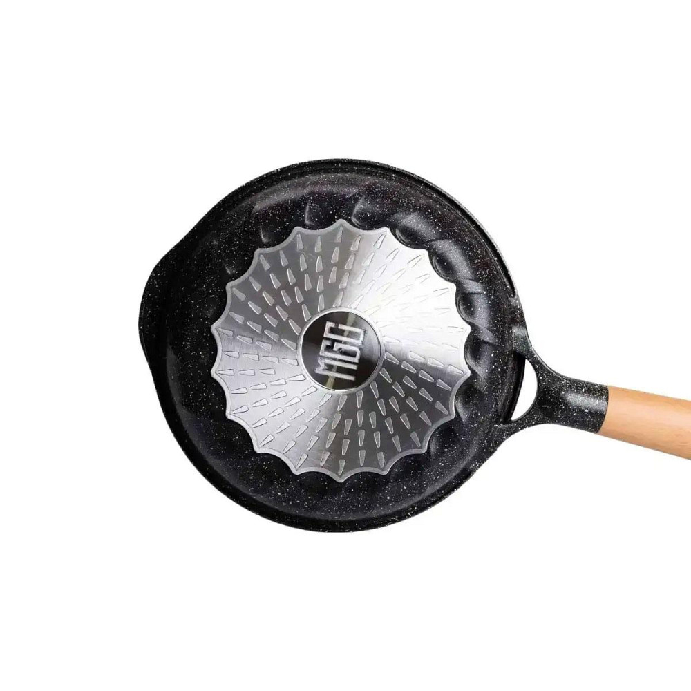 Сковорода алюмінієва 1,4 л з мармуровим покриттям Ø 22 см Київ - фото 5