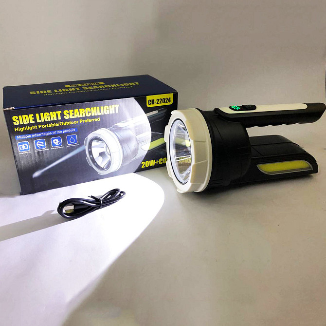 Кемпінговий ліхтар 5W+COB переносний LED світильник з акумулятором, USB‑C зарядкою і 4 режимами Київ - фото 6