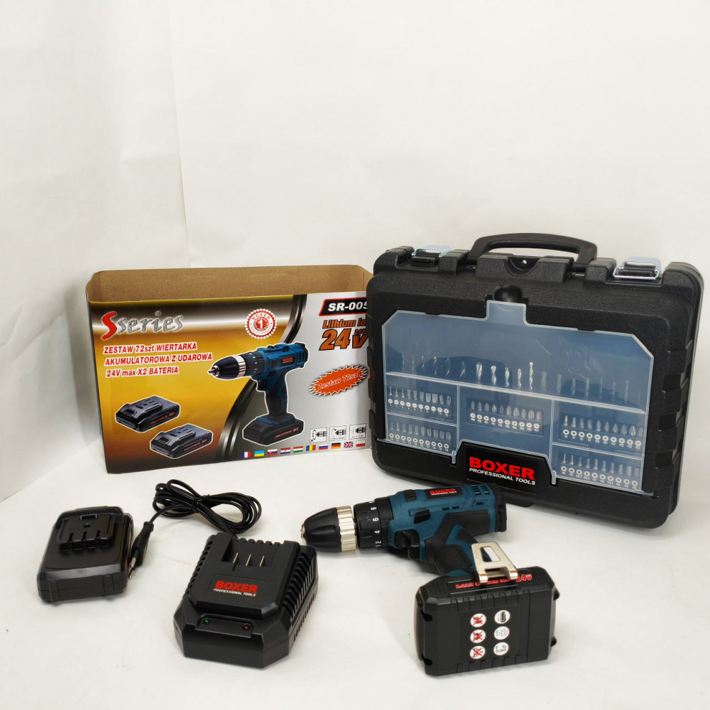 Портативний акумуляторний шуруповерт Boxer SR-005 24В WD-26 Львів - фото 15