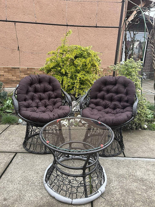 Плетені меблі вуличні з ротанга Київ - фото 1