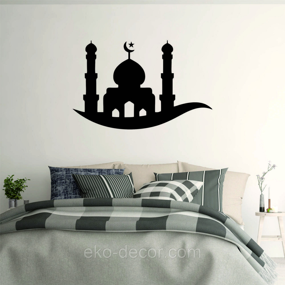 Декоративне настінне Панно «Іслам» Декор на стіну 70*45 см, Чорний Київ - фото 4