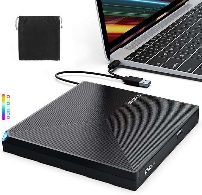 Зовнішній привід ORIGBELIE External DVD Drive (CD/DVD-RW) Луцк - изображение 1