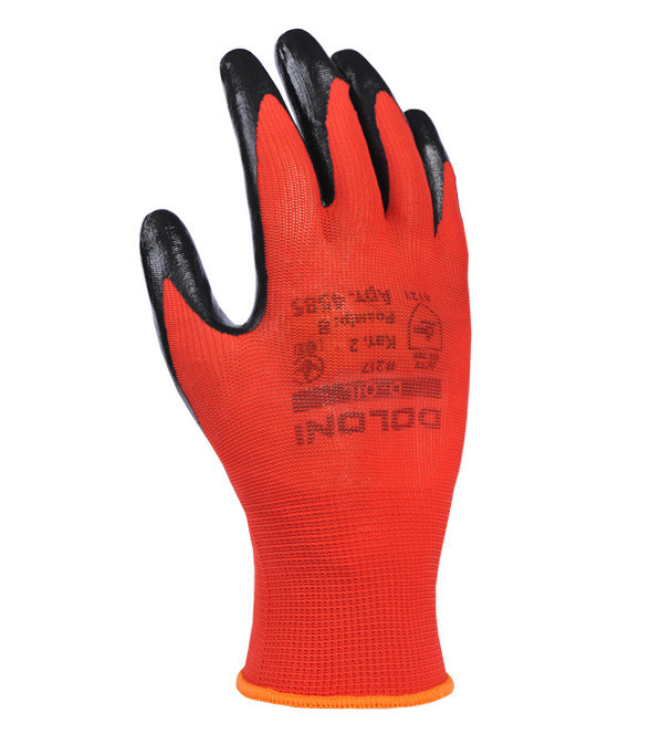 Перчатки рабочие трикотажные c нитриловым покрытием Doloni D-Oil 4586, р.10 Ровно - изображение 1