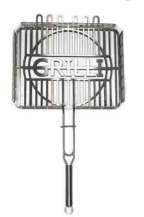 Решетка гриль для барбекю из пищевой нержавеющей стали 1.5мм 42*32см GRILLI 777767 Код: 009009 Ровно