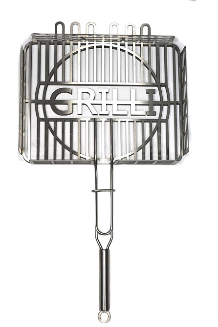 Решетка гриль для барбекю из пищевой нержавеющей стали 1.5мм 42*32см GRILLI 777767 Код: 009009 Ровно - изображение 3