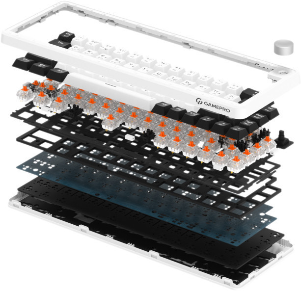 Клавіатура бездротова GamePro Asgard Valhalla MK210W Pro White ( 10284 ) Харьков - изображение 2