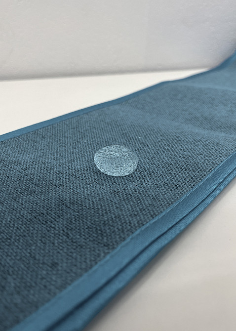 Комплект штор на люверсах VR-Textil Блэкаут двусторонний ASHEN NIGHT № 1852ш Синий 150х270 см 2 шт (37-0292) Киев - изображение 7