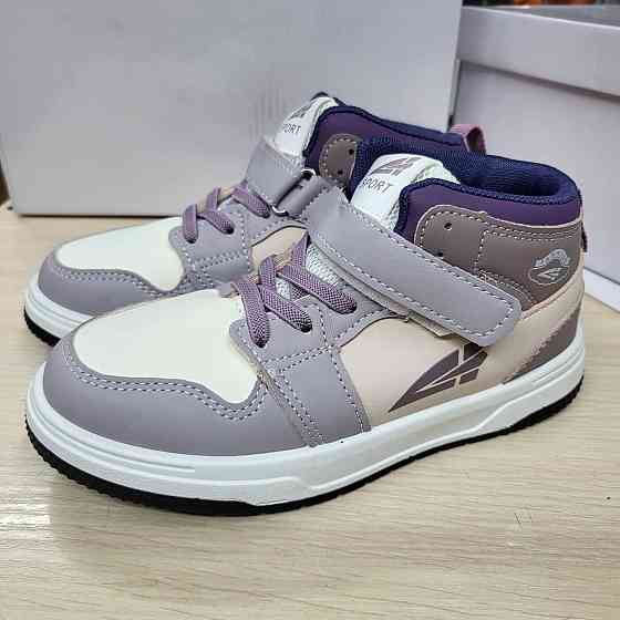 Детские демисезонные кроссовки хайтопы  для девочек 21,22,23,24,26,29 Николаев