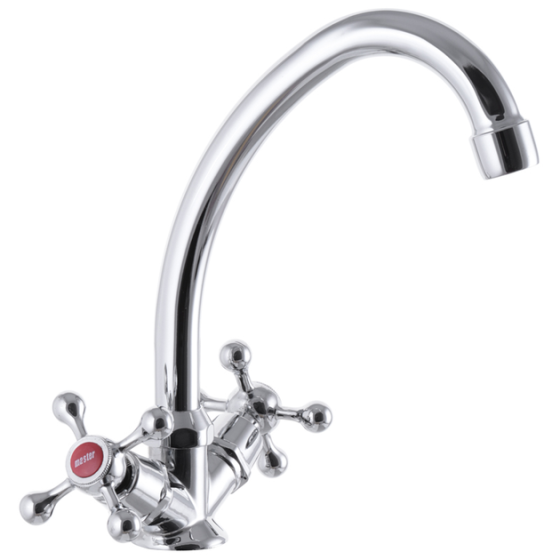 Змішувач для кухні MASTER 555, ручки крест Харків