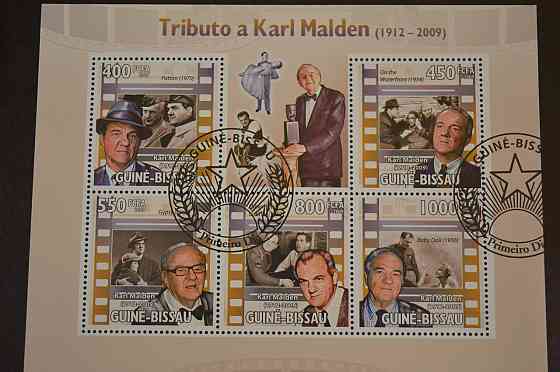 Гвинея - Бисау. Марки. История. Личности. Блок. 2009 год (В-5) Полтава