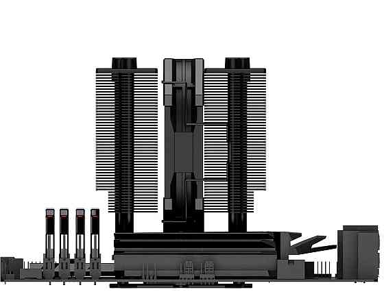 Кулер процесорний ID-Cooling SE-207-XT Slim Black Чорний Харків
