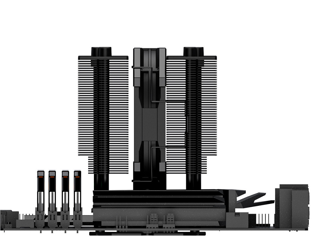 Кулер процесорний ID-Cooling SE-207-XT Slim Black Чорний Харків - фото 5