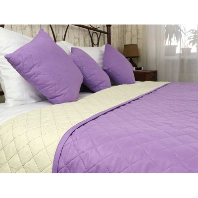 Покривало Руно Двостороннє Севілья бузково-молочне 220х240 см (330.52У_Севілья) Вінниця - фото 2