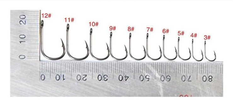 Рыболовные крючки набор 1000 шт. размеры (3-12), 10 разновидностей по 100 шт каждого, Крючки для рыбалки Киев - изображение 4