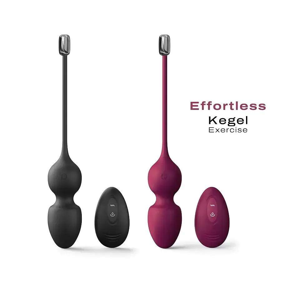Вагінальні кульки Dorcel LOVE BALLS PLUM, вібрації та рухи внутрішньої кульки, пульт ДК Львів - фото 7