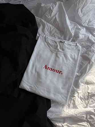 Женская базовая оверсайз футболка AMOUR из турецкого кулира Одесса