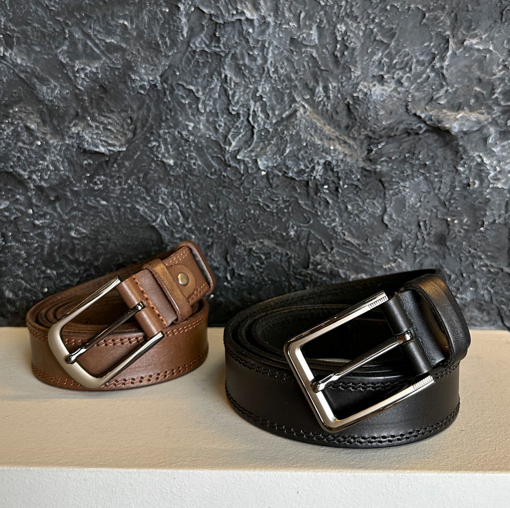 Мужской кожаный ремень Киев - изображение 8