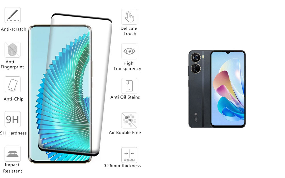 Захисне скло HyperGlass Pro для ZTE BLADE V41 Vita – максимальна чутливість та захист Київ - фото 2