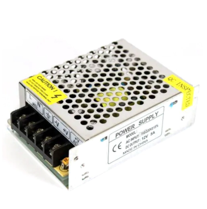 Імпульсний блок живлення 12V/5A метал Switching Power Supply Одеса - фото 1