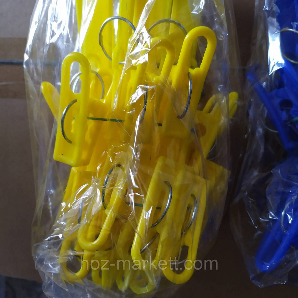 Вішалка крута кругла велика з прищіпками пластикова 20 шт Харків - фото 2