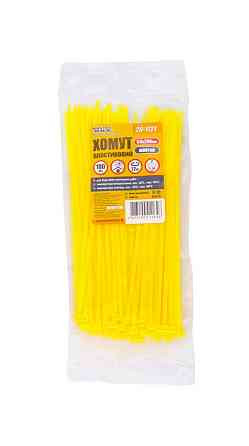 MASTERTOOL Хомут нейлоновий MASTERTOOL 3.6х200 мм 100 шт жовтий 20-1721 Киев