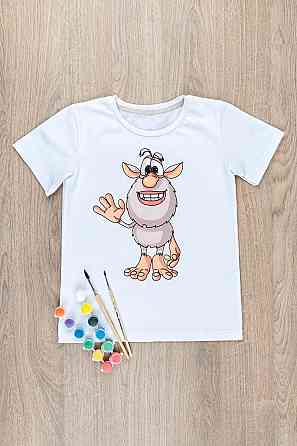 Футболка-розмальовка дитяча "Буба" топ Юрма 146 Київ