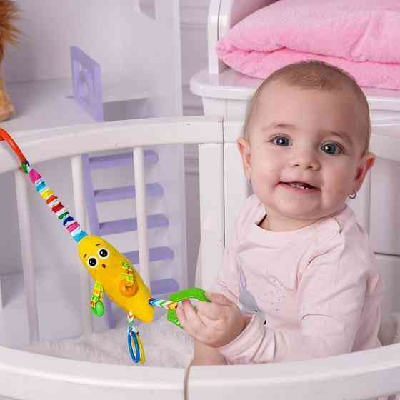 Погремушка-пищалка с прорезывателем 