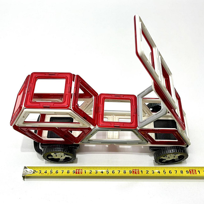 Конструктор магнітний Limo Toy Транспорт 57 деталей (KB 1015) Чернігів - фото 5