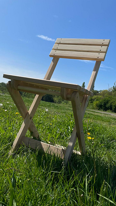 Стілець розкладний 35х40 - Ясен Киев - изображение 6