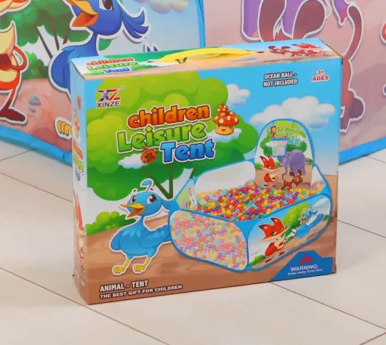 Бассейн детский, сухой, для шаров диаметром 1,2 м, синий Коломыя