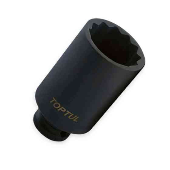 Головка торцева дванадцятигранна ударна подовжена 1/2" 36мм Мукачево