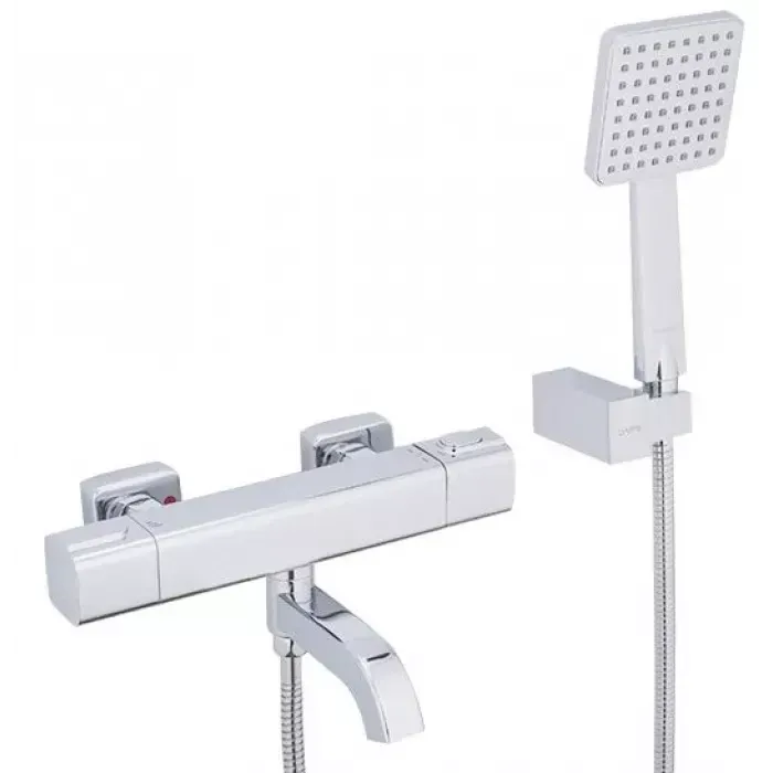 Змішувач для ванни GAPPO G3291 з термостатом та душовим гарнітуром Київ - фото 1