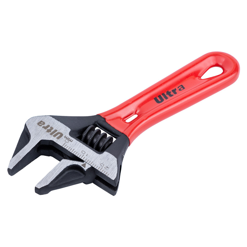 Ultra Ключ разводной с тонкими губками укороченный 120мм, 0-24мм CrV ULTRA (4100212) Киев - изображение 3