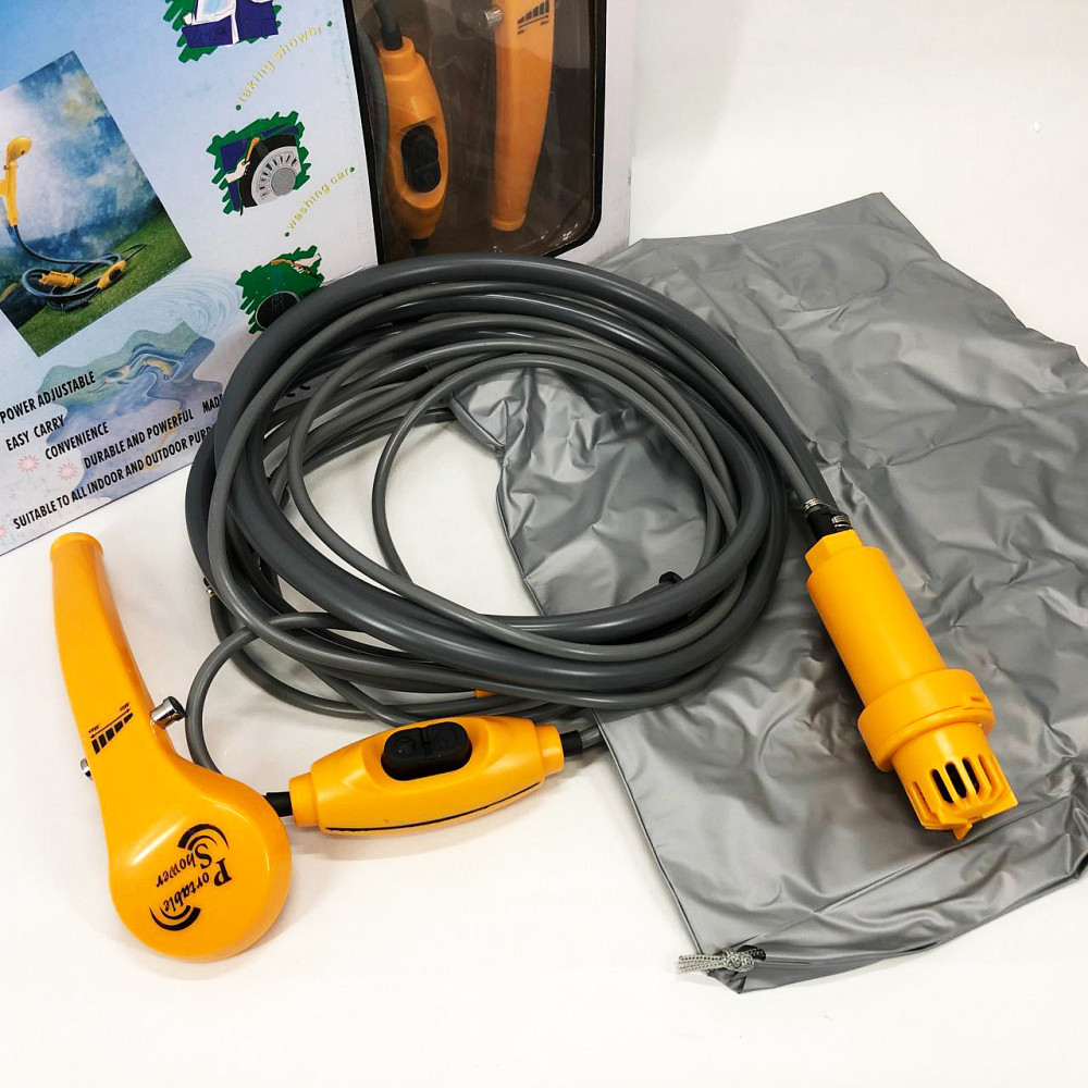 Переносний літній душ для дачі YD104, Переносний душ для дачі та походу Підвісний портативний LT-85 Львів - фото 17