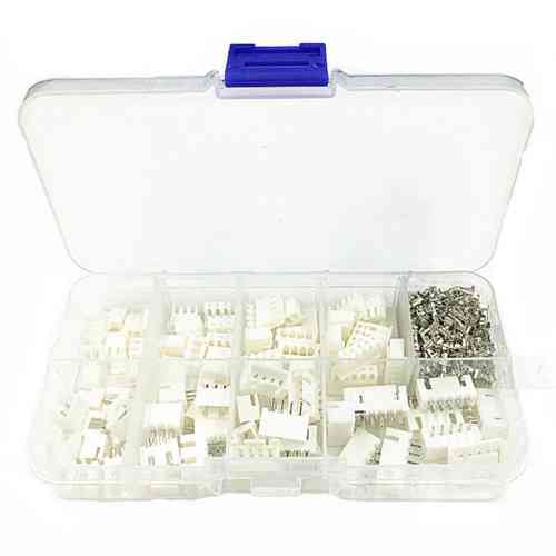 Разъемы XH2.54 80шт, коннекторы питания 2p 3p 4p 5p 2.54мм папа мама Винница