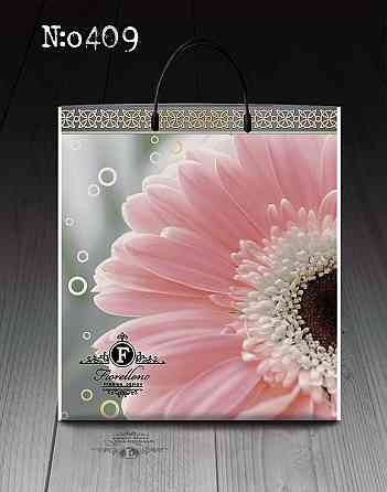 Пакет-сумка 40х45 з пластиковою ручкою  