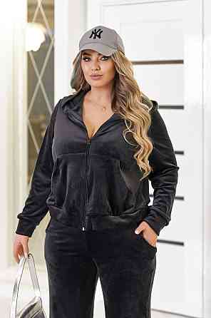 Велюровый спортивный костюм женский Davos 46-48, Графит Киев