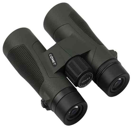 Бінокль тактичний водостійкий для полювання і риболовлі туризму Comet W13 (10x42A) waterproof зелений в чохлі Київ