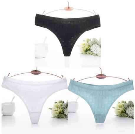 Жіночі труси стрінги L (46 розмір) - у наборі 3шт. 95% cotton, 5% elastan Київ