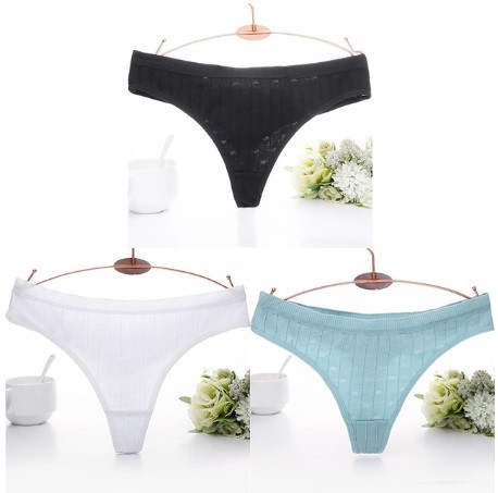Жіночі труси стрінги L (46 розмір) - у наборі 3шт. 95% cotton, 5% elastan Київ - фото 1