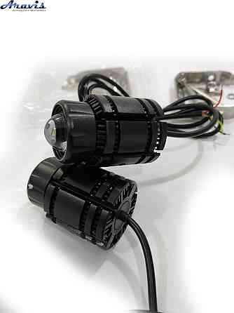 Лазерна фара (Bi) 40W (W/W) (MINI) 8-80V корпус IP 68 (к-т 2шт) Лазерні автомобільні фари Харків