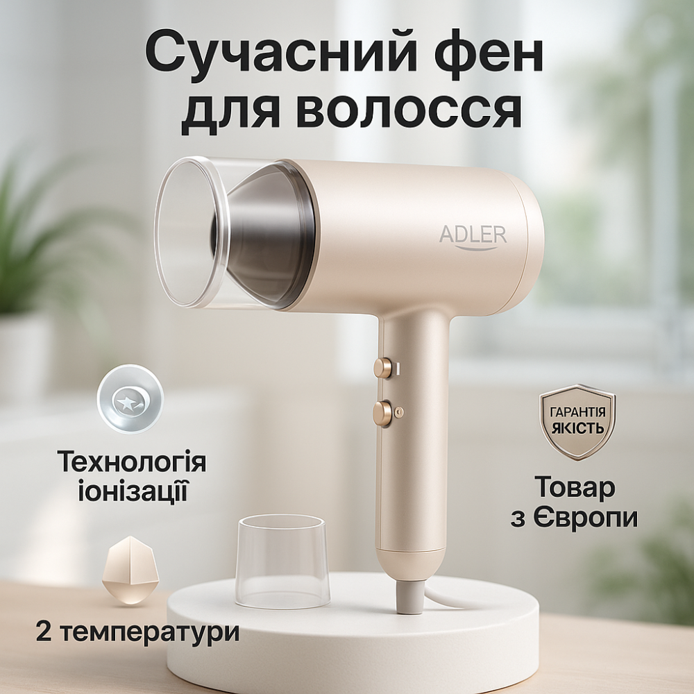 Фен для волос 2 режима температуры, Электрический фен для профессионального использования WD-61 Львов - изображение 10