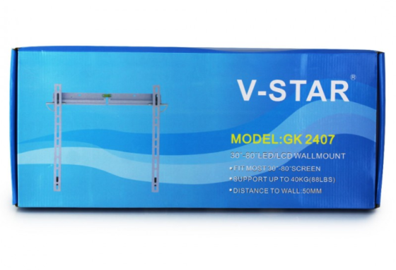 Кріплення для ТВ V-Star GK 2407 30-80 діагональ, навантаження 40 кг Легкий та швидкий монтаж 8006 Київ