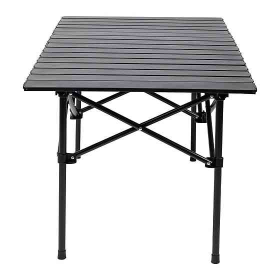 Складной пикниковый стол черного цвета 95x55 см Киев