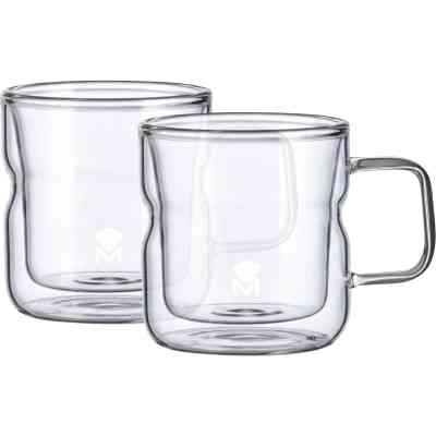 Набор чашек MasterPro Mixology з подвійними стінками 140 мл, 2 шт (BGMP-20208) Винница