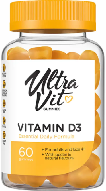 Вітамін Д3 VPLab Ultra Vit Vitamin D3 60 жов таб Київ - фото 3